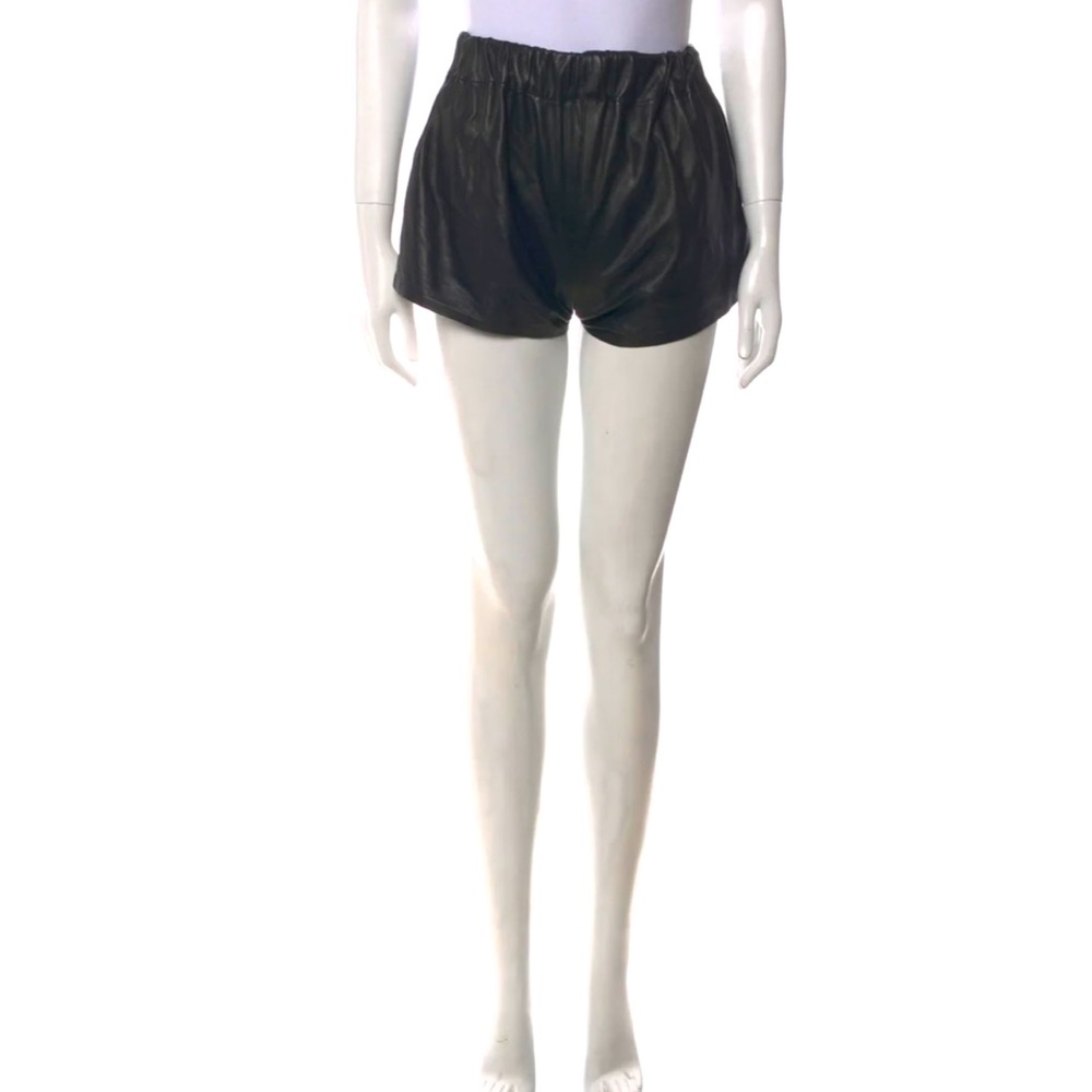 rag & bone Mini Shorts Lamb Leather